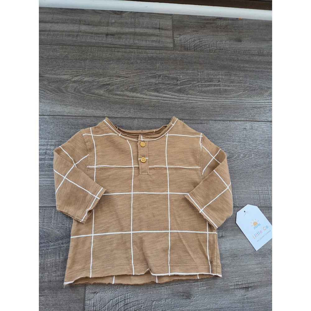 Little me baby boy long sleeve top 3 mos
